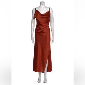 Jason Wu Collection Draped Cowl Neck Asymmetrical Dress Size 2 Luxury NWT